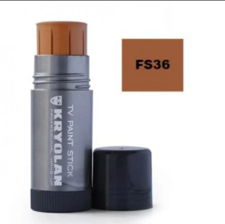 Kryolan TV Paint Stick – Full Coverage Foundation & Concealer Stick (1W)