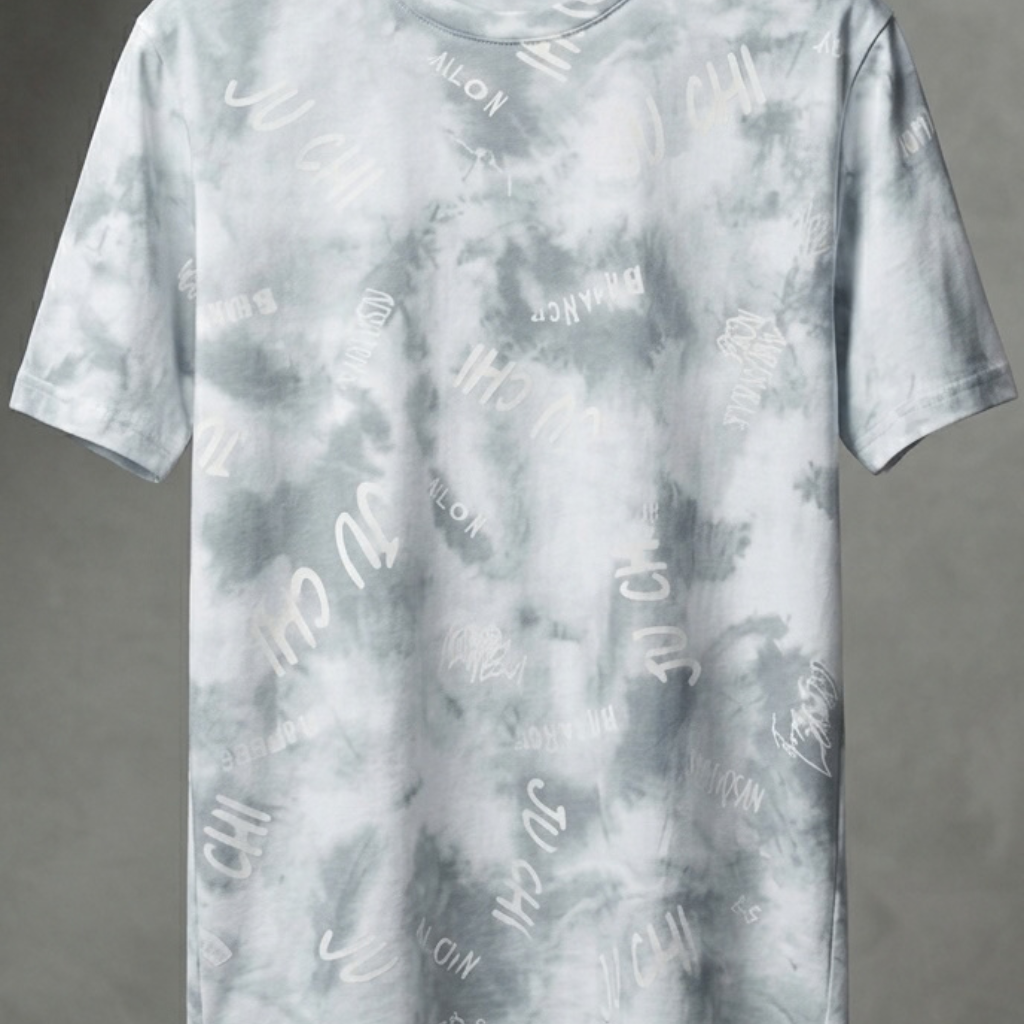 Vendora Mart Tie-Dye All-Over Print Casual Tee