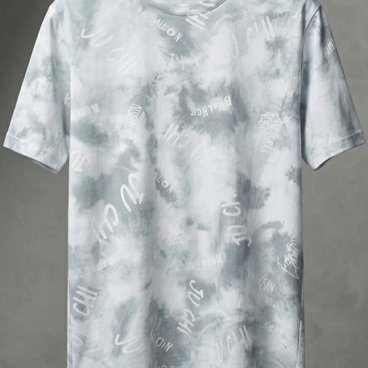 Vendora Mart Tie-Dye All-Over Print Casual Tee