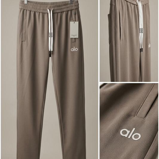 Vendora Mart Taupe Drawstring Lounge Joggers