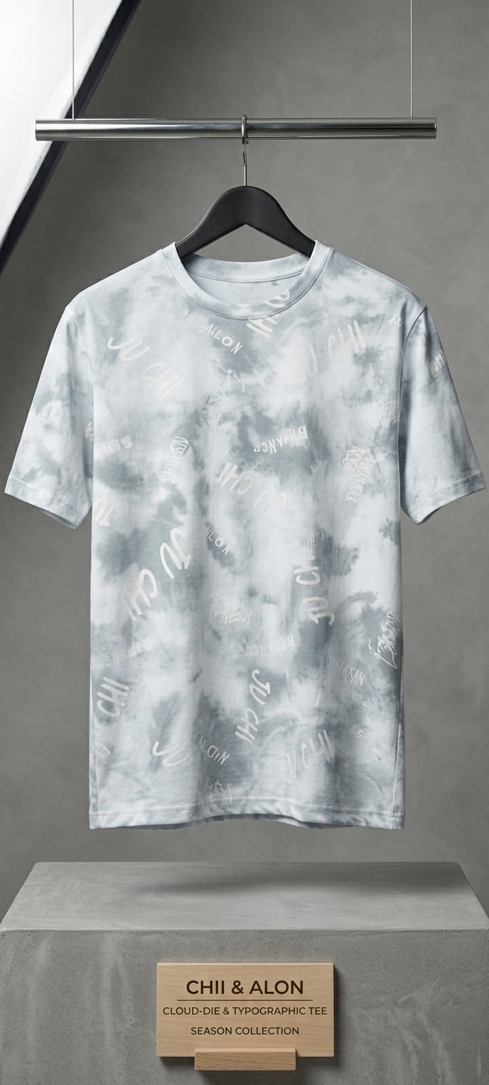 Vendora Mart Tie-Dye All-Over Print Casual Tee