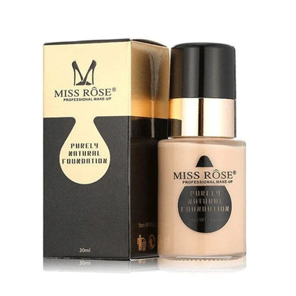 Miss Rose Purely Natural Foundation – Liquid Makeup Base (30ml)