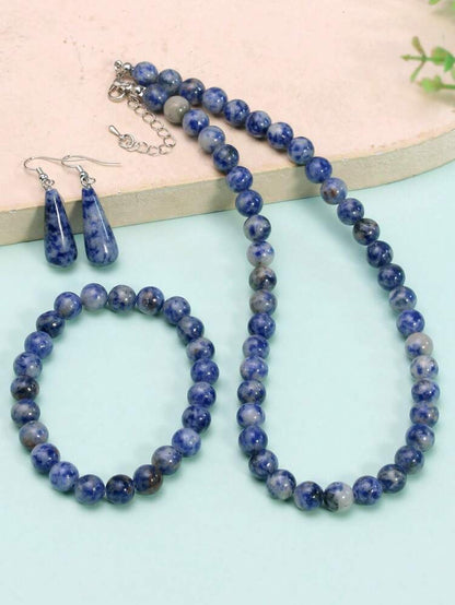 Complete Crystal Bead Bridal & Festive Jewelry Set