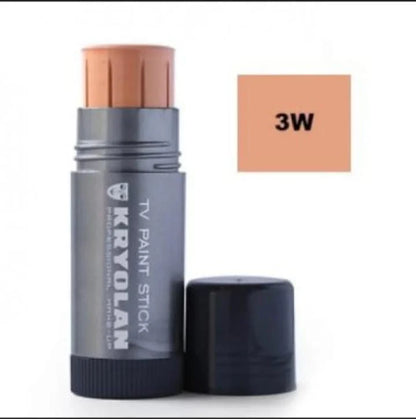 Kryolan TV Paint Stick – Full Coverage Foundation & Concealer Stick (1W)