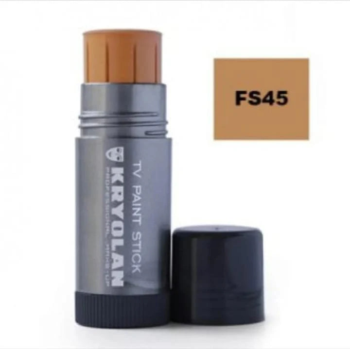 Kryolan TV Paint Stick – Full Coverage Foundation & Concealer Stick (1W)