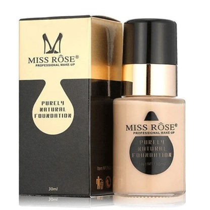 Miss Rose Purely Natural Foundation – Liquid Makeup Base (30ml)