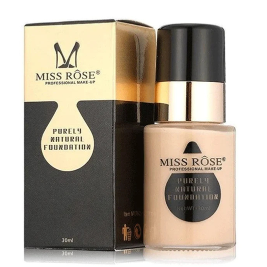 Miss Rose Purely Natural Foundation – Liquid Makeup Base (30ml)