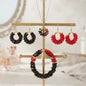 Handmade gajra set earrings, necklace & gajra