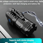 Rechargeable Mini EDC Flashlight with Pocket Clip & Smart Fast Charging